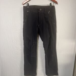 Kuhl Raid Hiking Pants Mens 32x30 Black Softshell Stretch Outdoor Tactical